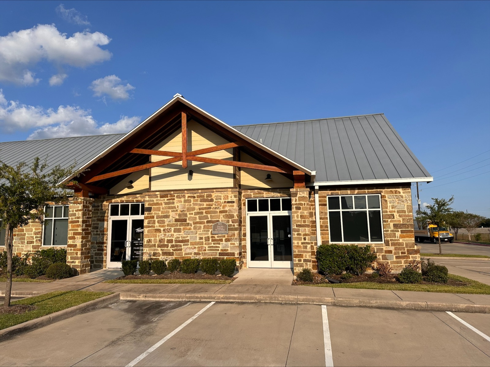 The Mental Health Counseling Group office building in Fulshear, Texas.